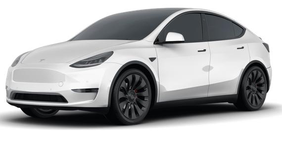 TESLA MODEL Y 2021 5YJYGDEF7MF258784 image